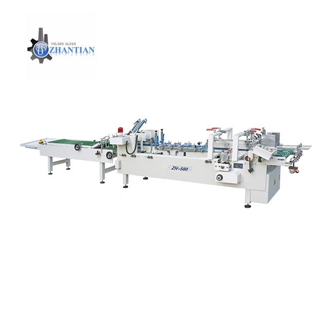 ZH-580 automatic straight line box folder gluer machine