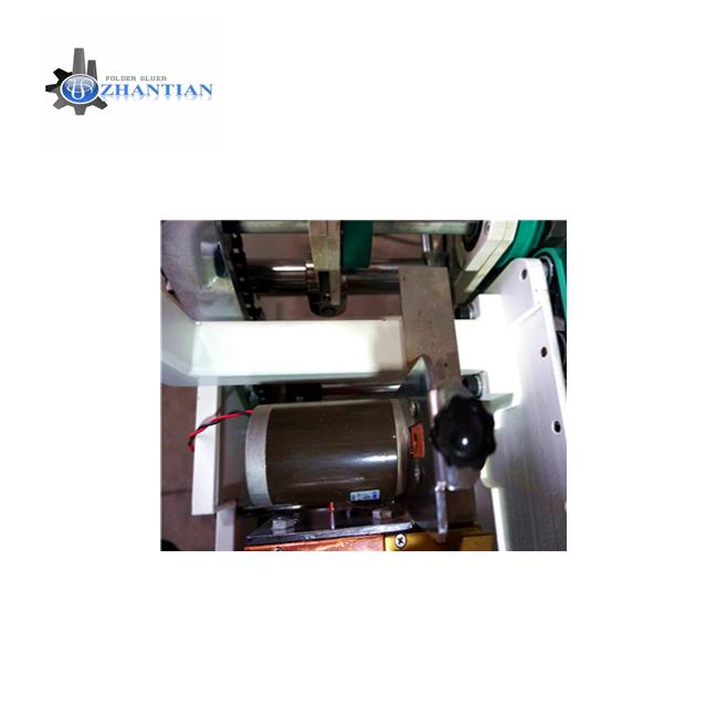 Grinder on folding gluing machine polisher remove UV coating